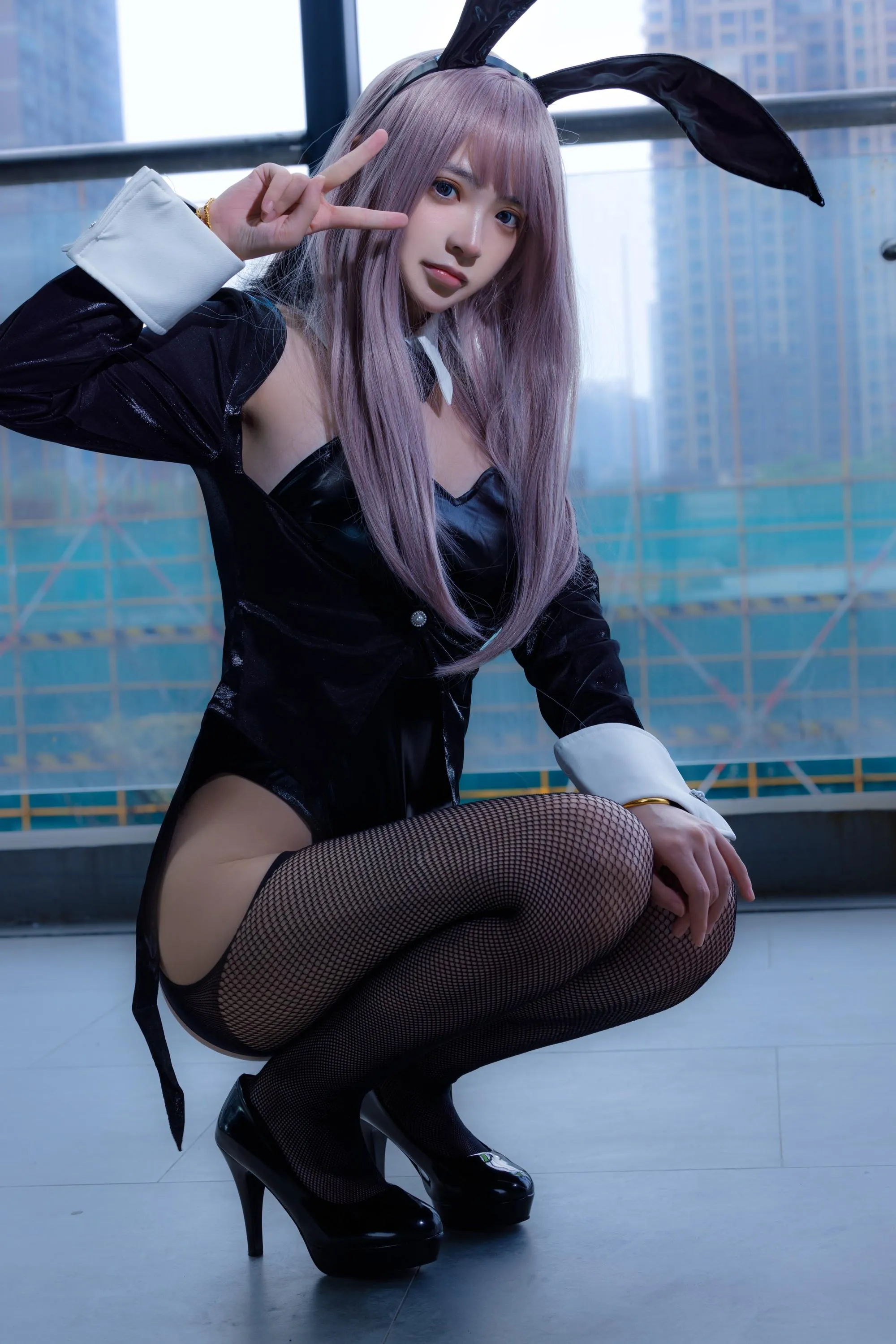 疯猫ss – NO.127 紫发礼服兔 [42P]插图